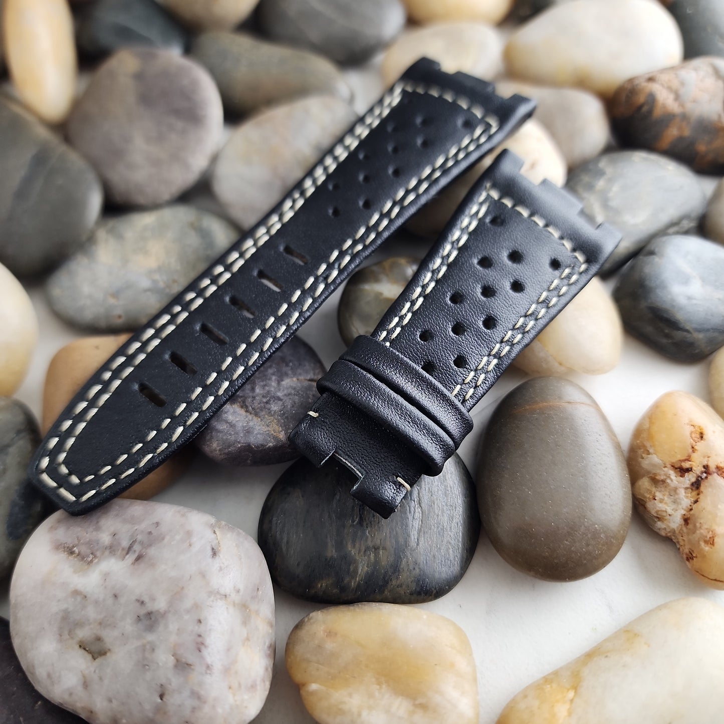 Prototipo Doppio Buco Strap For Audemars Piguet Royal Oak Offshore 26470 Similar to Barrichello 2 Strap
