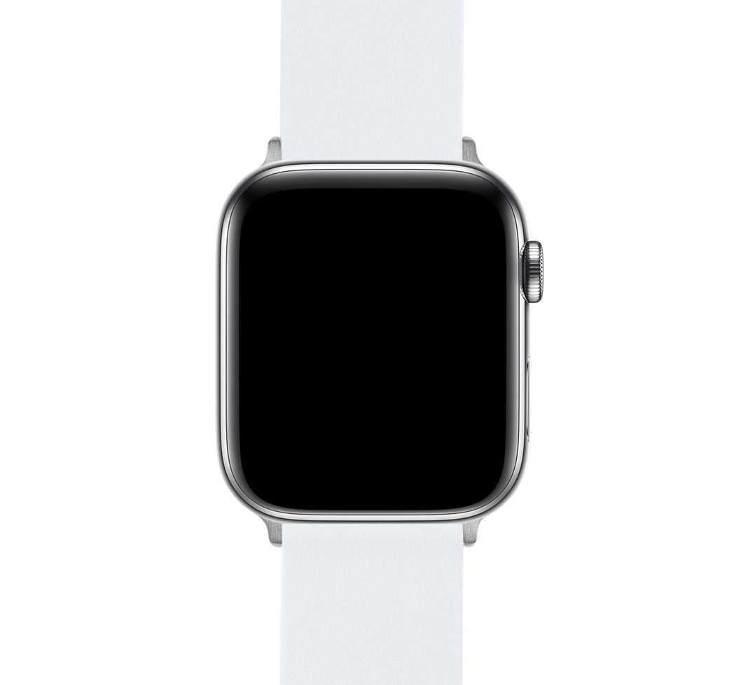 Apple Silicone White Watch Band