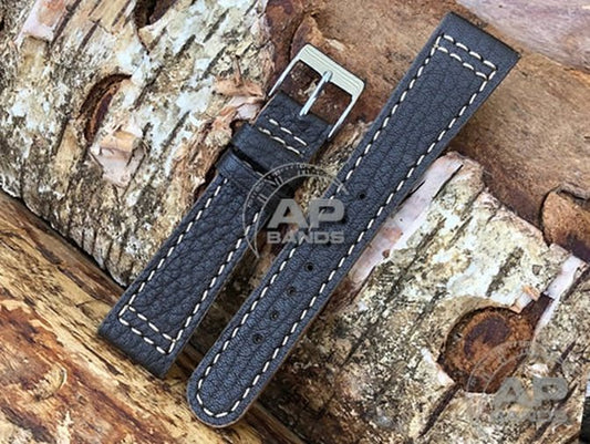 ALT Havana Brown Leather Strap for Rolex Watches 20mm