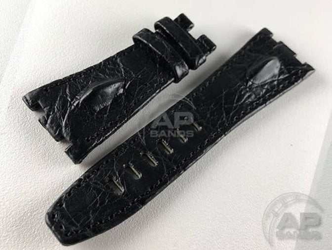 AP Bands Hornback Crocodile Black for Audemars Piguet Royal Oak Offshore 26470