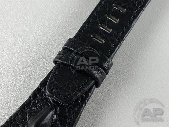 AP Bands Hornback Crocodile Black for Audemars Piguet Royal Oak Offshore 26470