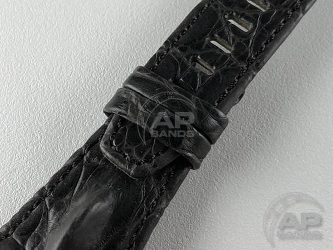 AP Bands Hornback Crocodile Dark Brown for Audemars Piguet Royal Oak Offshore 26470