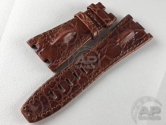 AP Bands Hornback Crocodile Light Brown for Audemars Piguet Royal Oak Offshore 26470