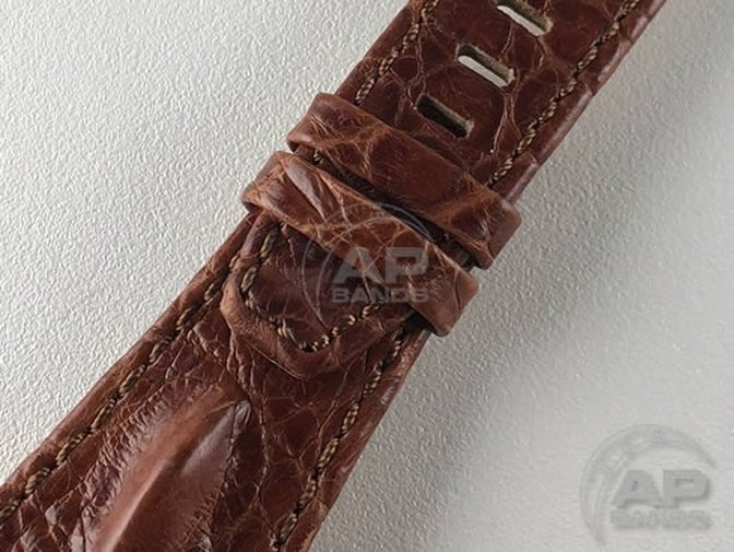 AP Bands Hornback Crocodile Light Brown for Audemars Piguet Royal Oak Offshore 26470