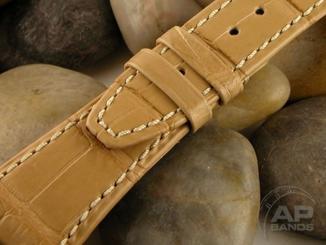 Capolavoro Caramel Alligator Strap For Audemars Piguet Royal Oak