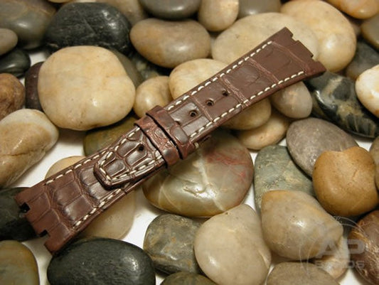 Capolavoro Chocolate Brown Alligator Strap For Audemars Piguet Royal Oak