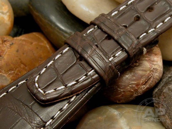 Capolavoro Dark Brown Alligator Strap For Audemars Piguet Royal Oak Offshore