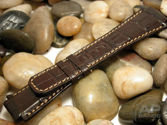 Capolavoro Dark Brown Alligator Strap For Audemars Piguet Royal Oak Offshore T3