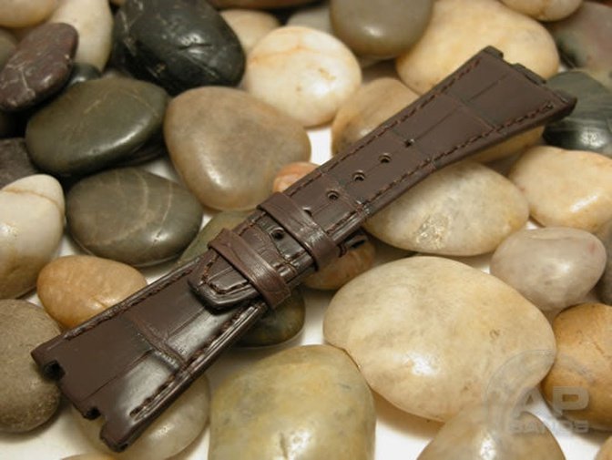 Capolavoro Dark Brown Alligator Strap For Audemars Piguet Royal Oak Offshore