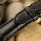 Capolavoro Black Alligator Strap For Audemars Piguet Royal Oak Offshore Full Calendar 38mm 25808ST