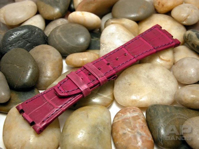 Capolavoro Pomegranate Alligator Strap For Audemars Piguet Royal Oak