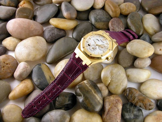 Capolavoro Pomegranate Alligator Strap For Audemars Piguet Royal Oak