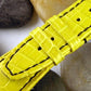 Capolavoro Bumblebee Yellow Alligator Strap For Audemars Piguet Royal Oak Offshore