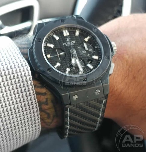 AP Bands 100% Genuine Carbon Fiber Strap For Hublot Big Bang 44mm