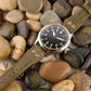 Vintage Green Bark Leather For IWC Big Pilot Tang