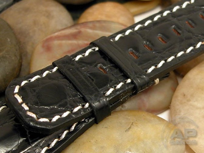 Particolare Capolavoro Black Hornback Crocodile For Audemars Piguet Royal Oak Offshore T3