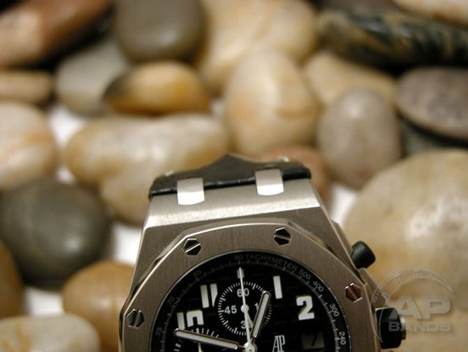 Particolare Capolavoro Black Hornback Crocodile Audemars Piguet Royal Oak Offshore