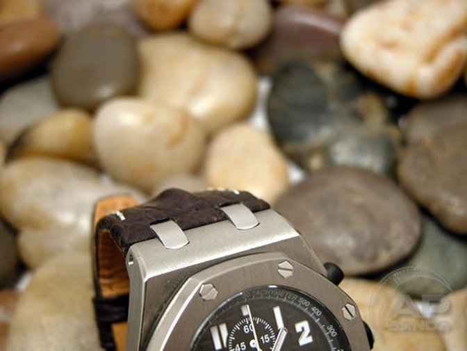 Particolare Capolavoro Dark Brown Hornback Crocodile Audemars Piguet Royal Oak Offshore