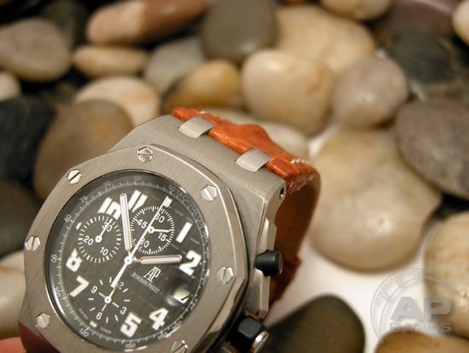 Particolare Capolavoro Light Brown Hornback Crocodile Audemars Piguet Royal Oak Offshore