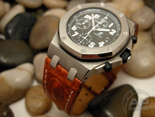 Particolare Capolavoro Light Brown Hornback Crocodile Audemars Piguet Royal Oak Offshore