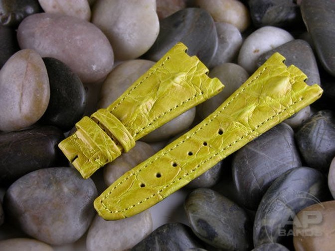 Particolare Capolavoro Yellow Hornback Crocodile Audemars Piguet Royal Oak Offshore