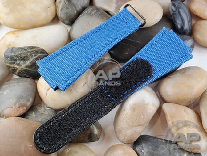 AP Bands Blue Velcro Style Nylon Strap For Audemars Piguet Royal Oak Offshore End Of Days 25770