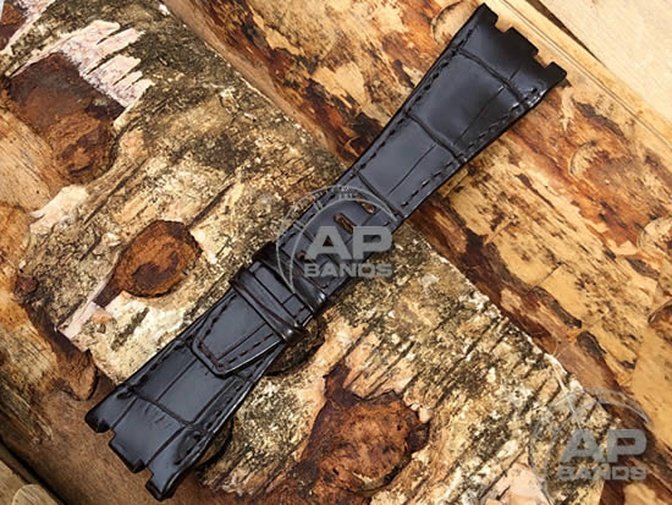 Capolavoro Dark Brown Alligator Strap For Audemars Piguet Royal Oak Offshore 26470 42mm