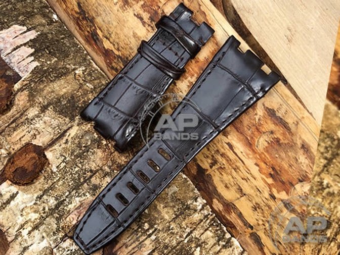 Capolavoro Dark Brown Alligator Strap For Audemars Piguet Royal Oak Offshore 26470 42mm