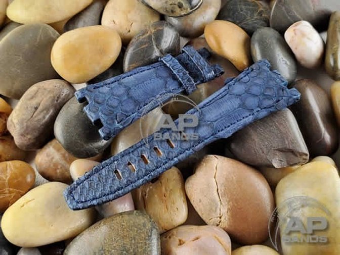 Pitone Navy Python Strap For Audemars Piguet Royal Oak Offshore 26470