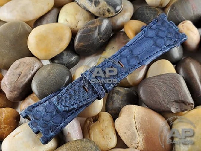 Pitone Navy Python Strap For Audemars Piguet Royal Oak Offshore 26470