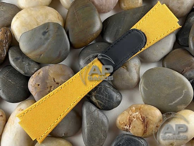 AP Bands Yellow Velcro Style Nylon Strap For Audemars Piguet Royal Oak Offshore End Of Days 25770