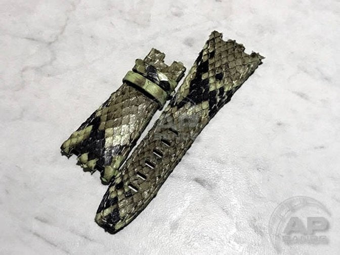 Pitone Lime Python Strap For Audemars Piguet Royal Oak Offshore 26470