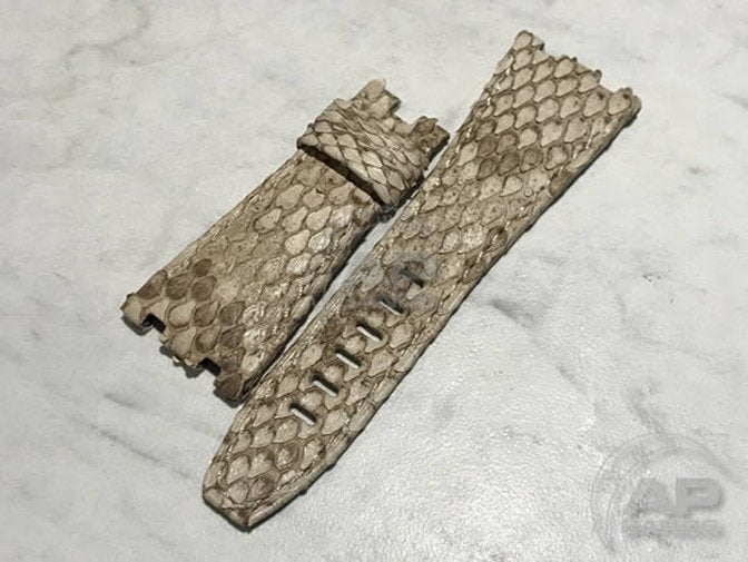 Pitone White Python Strap For Audemars Piguet Royal Oak Offshore 26470