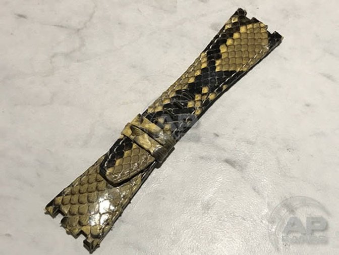 Pitone Yellow Python Strap For Audemars Piguet Royal Oak Offshore 26470