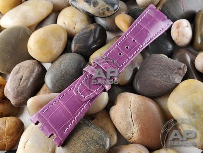 Capolavoro Glazed Lavender Strap For Audemars Piguet Royal Oak 15400 15300 26300