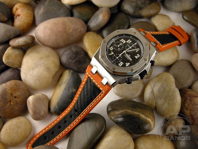 Prototipo Extreme Orange Carbon Strap For Audemars Piguet Royal Oak Offshore