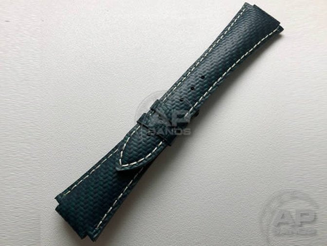 AP Bands 100% Genuine Green Carbon Fiber Strap For Audemars Piguet Royal Oak Offshore 42mm End Of Da