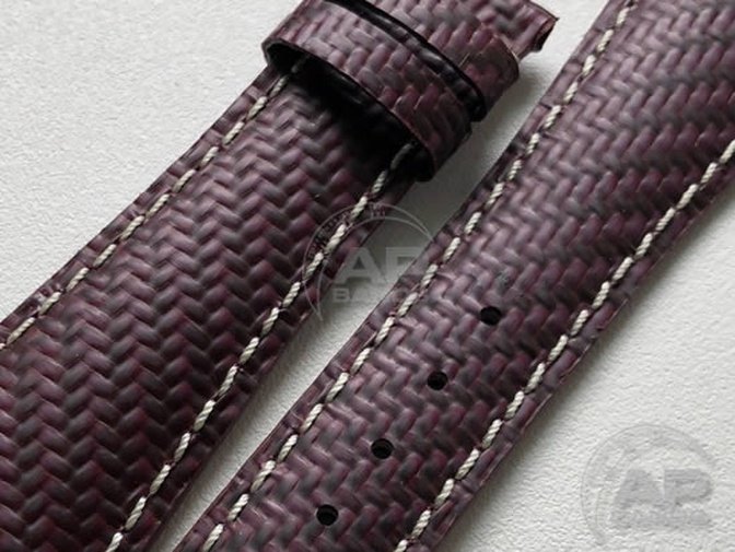 AP Bands 100% Genuine Red Carbon Fiber Strap For Audemars Piguet Royal Oak Offshore 42mm End Of Days