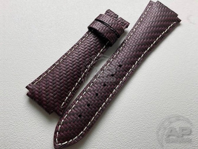 AP Bands 100% Genuine Red Carbon Fiber Strap For Audemars Piguet Royal Oak Offshore 42mm End Of Days