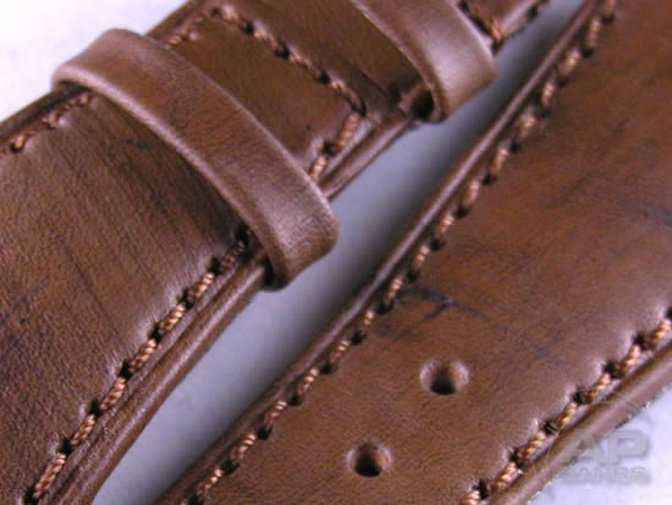 Decantare Mocha Vintage Grain Calf Strap For Audemars Piguet Royal Oak Offshore