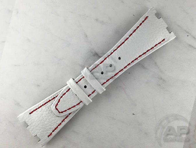 Decantare White Calf Strap For Audemars Piguet Royal Oak Offshore