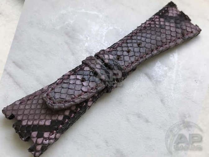 Pitone Grape Python Strap For Audemars Piguet Royal Oak Offshore