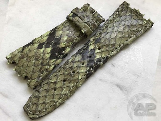 Pitone Lime Python Strap For Audemars Piguet Royal Oak Offshore