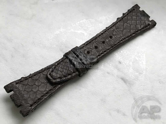 Pitone Dark Brown Python Strap For Audemars Piguet Royal Oak 15300 15400