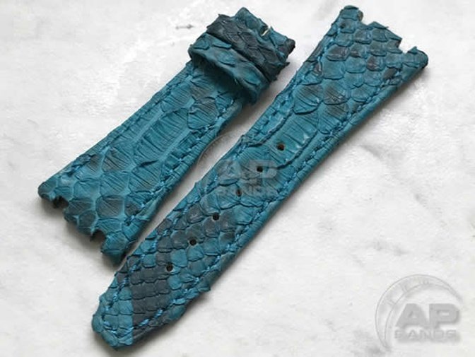 Pitone Turquoise Python Strap For Audemars Piguet Royal Oak 15300 15400