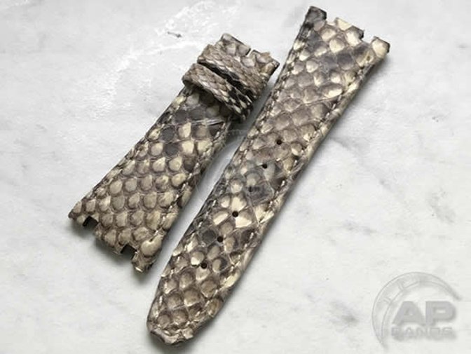 Pitone White Python Strap For Audemars Piguet Royal Oak 15300 15400