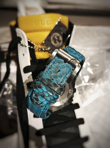 Pitone Turquoise Python Strap For Audemars Piguet Royal Oak Offshore