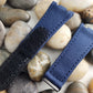 AP Bands Blue Velcro Style Nylon Strap For Audemars Piguet Royal Oak 39mm and 41mm 15300 15510 15400 15202 26135 26420 26120