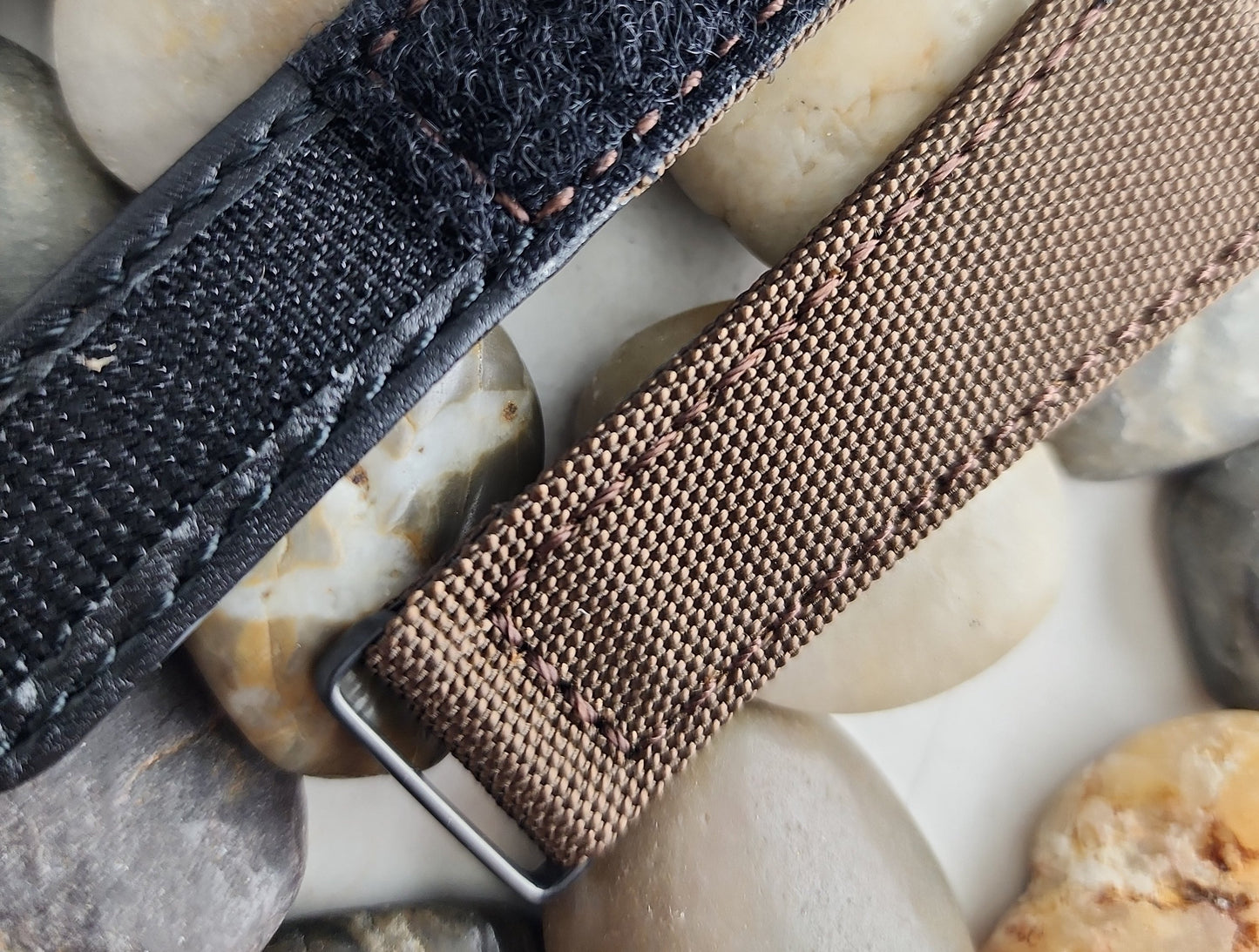 AP Bands Brown Velcro Style Nylon Strap For Audemars Piguet Royal Oak 39mm and 41mm 15300 15510 15400 15202 26135 26420 26120