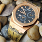 Capolavoro Gold Patina Alligator Leather Strap For Audemars Piguet Royal Oak 39mm and 41mm